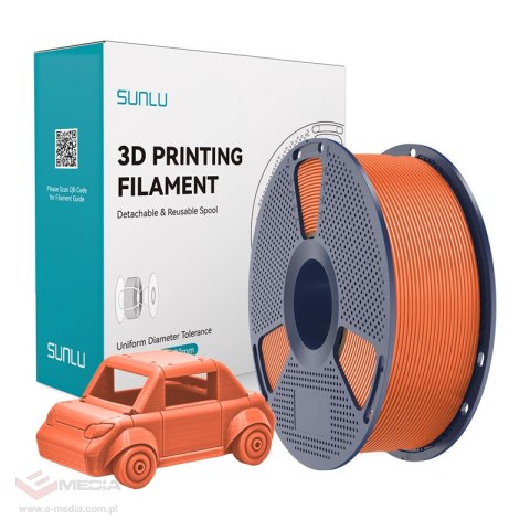 Filament SUNLU PETG 1.75mm 1kg (słoneczny pomarańczowy)