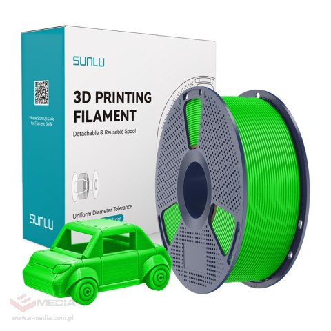 Filament SUNLU PETG 1.75mm 1kg (zielony)