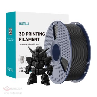 Filament SUNLU PLA+ 2.0 1.75mm 1kg (czarny)