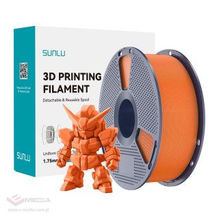 Filament SUNLU PLA+ 2.0 1.75mm 1kg (słoneczny pomarańczowy)