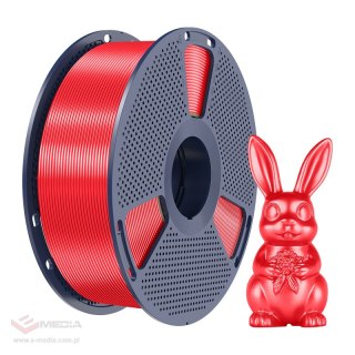 Filament SUNLU PLA+ Silk 1.75mm 1kg (czerwony)