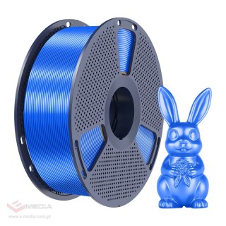 Filament SUNLU PLA+ Silk 1.75mm 1kg (niebieski)