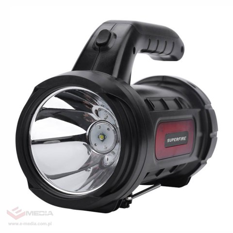 Latarka SUPERFIRE M9-E strumień świetlny 900lm USB