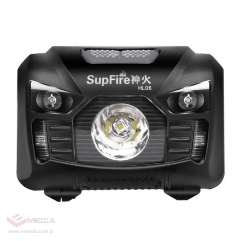 Latarka czołowa SUPERFIRE HL06 500lm USB