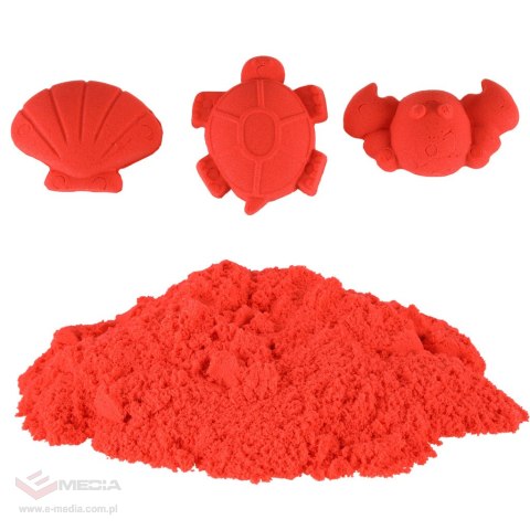Piasek sensoryczny dla dzieci 1kg w woreczku czerwony