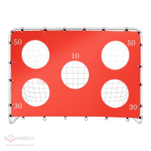 Bramka piłkarska do piłki nożnej dla dzieci treningowa 2w1 + mata celności 215 x 153 x 76 cm