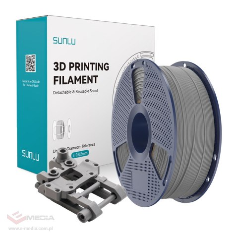 Filament SUNLU ABS 1.75mm 1kg (szary)