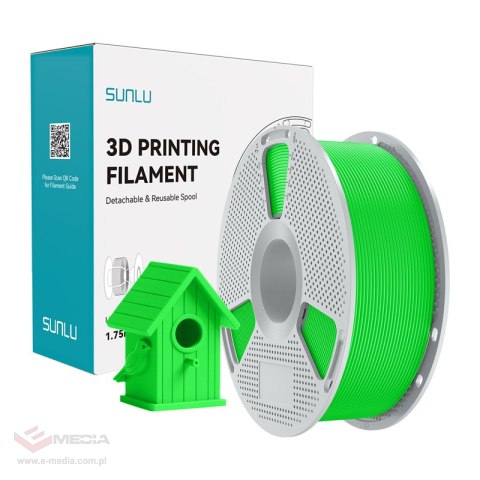 Filament SUNLU ASA 1.75mm 1kg (zielony)