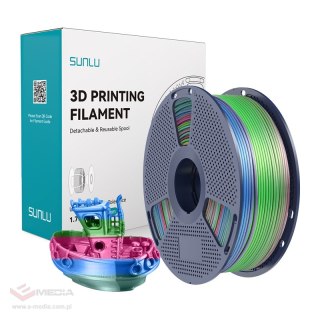 Filament SUNLU PLA+ Silk 1.75mm 1kg Rainbow 06