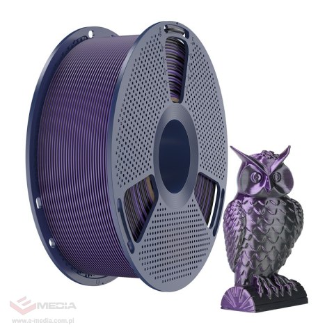 Filament SUNLU PLA+ Silk Dual Color 1.75mm 1kg (czarno-fioletowy)