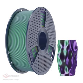 Filament SUNLU PLA+ Silk Dual Color 1.75mm 1kg (zielono-fioletowy)