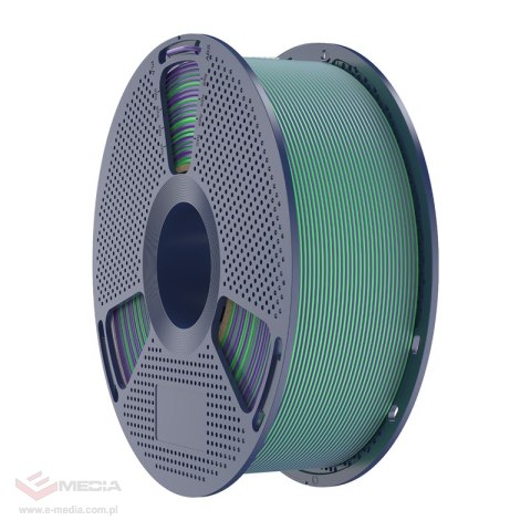 Filament SUNLU PLA+ Silk Dual Color 1.75mm 1kg (zielono-fioletowy)