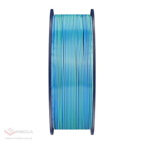 Filament SUNLU PLA+ Silk Tri-Color 1.75mm 1kg (niebiesko-zielono-fioletowy)