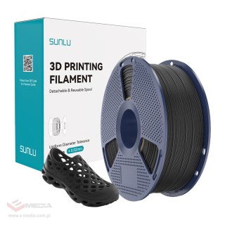 Filament SUNLU TPU 95A 1.75mm 1kg (czarny)