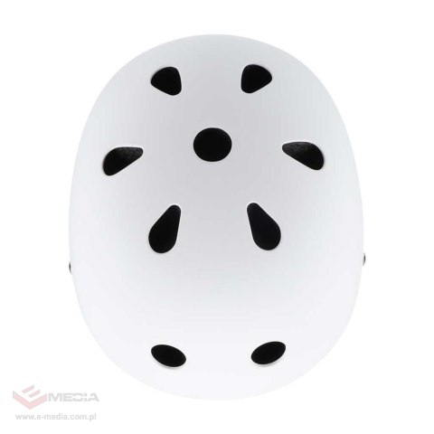 Kask rowerowy dla dziecka Trike Fix dziecięcy regulowany LED S 48-54cm biały