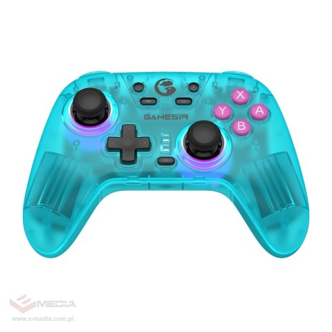 Kontroler bezprzewodowy GAMESIR T4n Nova (turkusowy)