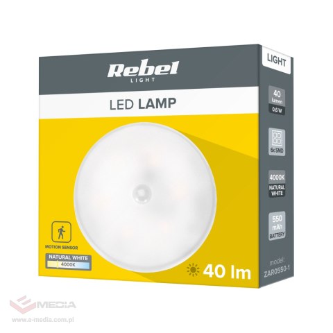 Lampa nocna Led akumulatorowa z magnesem i sensorem ruchu.