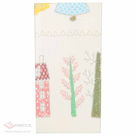 Mata edukacyjna piankowa dwustronna składana 150x200cm drzewa misie