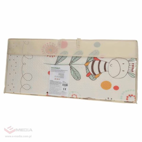 Mata edukacyjna piankowa dwustronna składana 180x200cm zwierzęta wzór