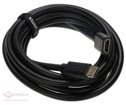 PRZEDŁUŻACZ HDMI Y-C166K 3 m, 4K @ 60 Hz UNITEK