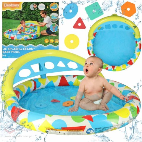 Basen brodzik z poduszką BESTWAY 52378 120cm