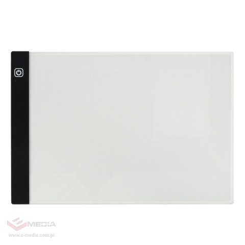 Deska kreślarska tablica tablet graficzny kalka do rysowania podświetlana LED A4