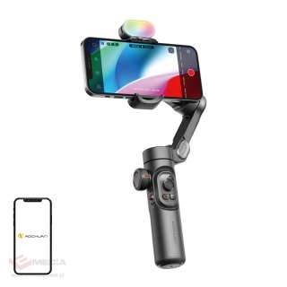 Gimbal AOCHUAN XE z oświetleniem RGB (czarny)