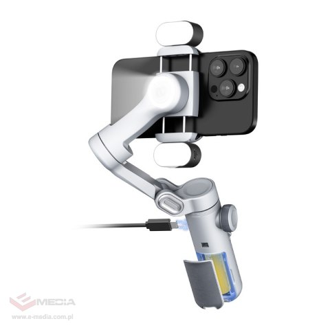Gimbal AOCHUAN X Pro z oświetleniem RGB (szary)