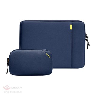 Zestaw pokrowiec na laptopa TOMTOC Defender-A13 + Etui 14'' (granatowe)