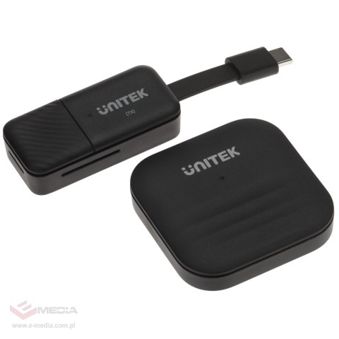 BEZPRZEWODOWY EXTENDER HDMI V1184A01 2.4 GHz + 5 GHz UNITEK