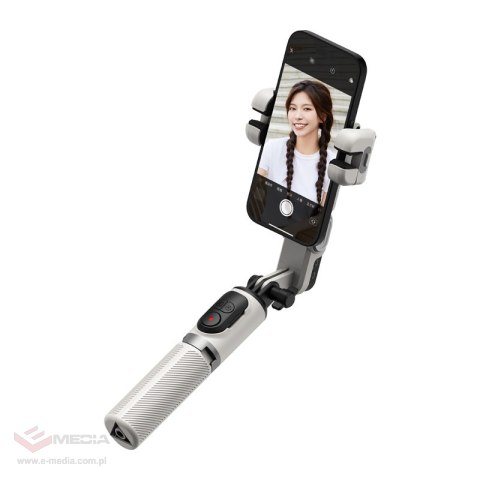 Gimbal AOCHUAN M1 Pro z oświetleniem RGB (biały)