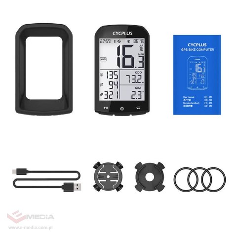 Komputer rowerowy Cycplus M1- kompatybilne z: Strava, Trainingpeaks itp.