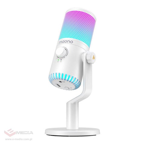 Mikrofon MAONO DM30RGB (biały)