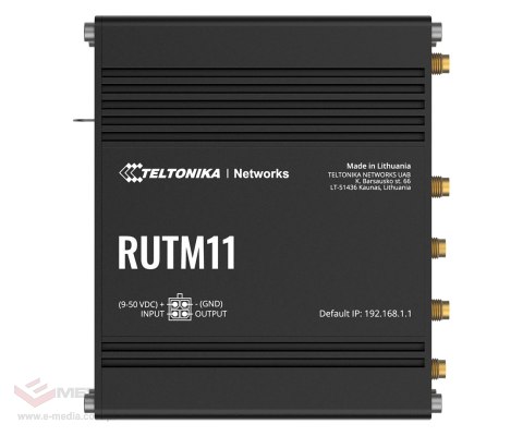 ROUTER 4G LTE RUTM11 Dual SIM Wi-Fi 5, : 2.4 GHz, 5 GHz, 867 Mb/s Teltonika