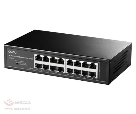 SWITCH FS1016 16-PORTOWY CUDY