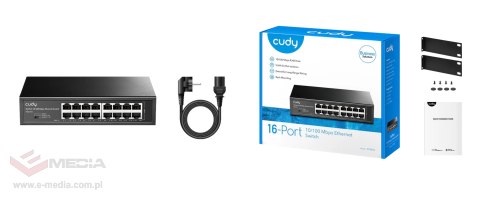 SWITCH FS1016 16-PORTOWY CUDY