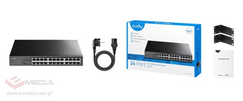 SWITCH FS1024 24-PORTOWY CUDY