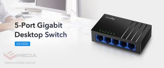 SWITCH GS105D 5-PORTOWY CUDY