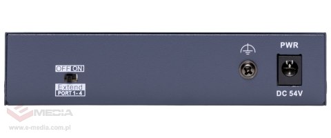 SWITCH POE DS-3E0105P-E/M(C) 4-PORTOWY Hikvision