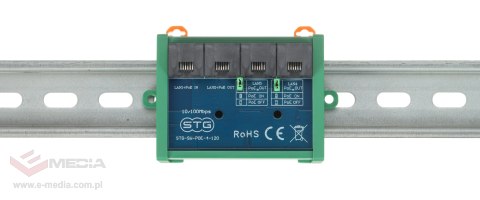 SWITCH POE / EXTENDER STG-SW-POE-4-120 4-PORTOWY STG