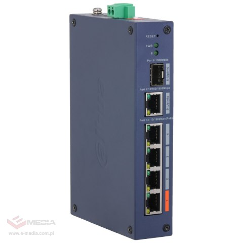 SWITCH PRZEMYSŁOWY POE CHS4106-4ET-60 6-PORTOWY, 4 PoE SFP DAHUA