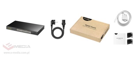 Switch GS2024S2 24-PORTOWY SFP CUDY