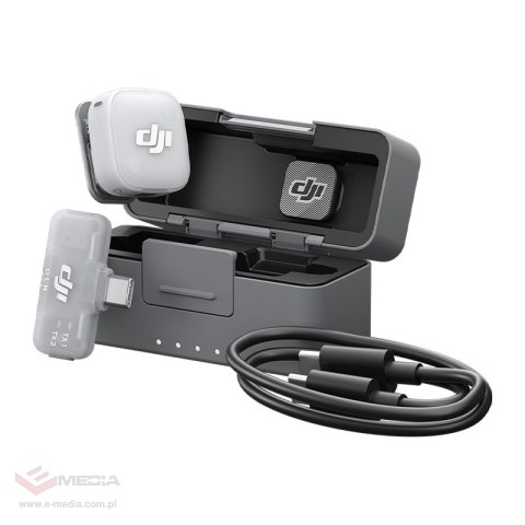 System mikrofonów bezprzewodowych DJI Mic Mini 2 (1 TX + 1 Mobile RX + Etui ładujące)