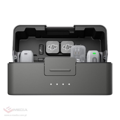 System mikrofonów bezprzewodowych DJI Mic Mini 2 (2 TX + 1 Mobile RX + Etui ładujące)