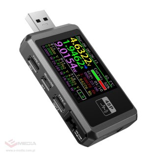 Tester portu USB FNIRSI FNB48P Czarny