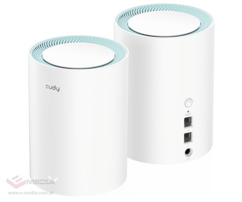 DOMOWY SYSTEM WI-FI MESH M1300(2-PACK) 2.4 GHz, 5 GHz, 300 Mb/s + 867 Mb/s CUDY