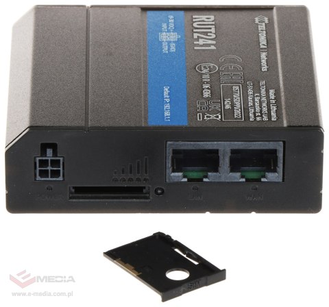 PUNKT DOSTĘPOWY 4G LTE + ROUTER RUT241 2.4 GHz 300 Mb/s Teltonika