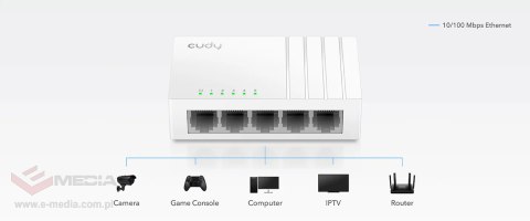 SWITCH FS105D 5-PORTOWY CUDY