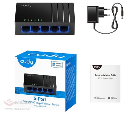 SWITCH GS105D 5-PORTOWY CUDY
