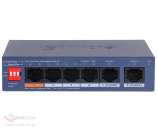 SWITCH POE CS4006-4ET2GT-60 4-PORTOWY DAHUA